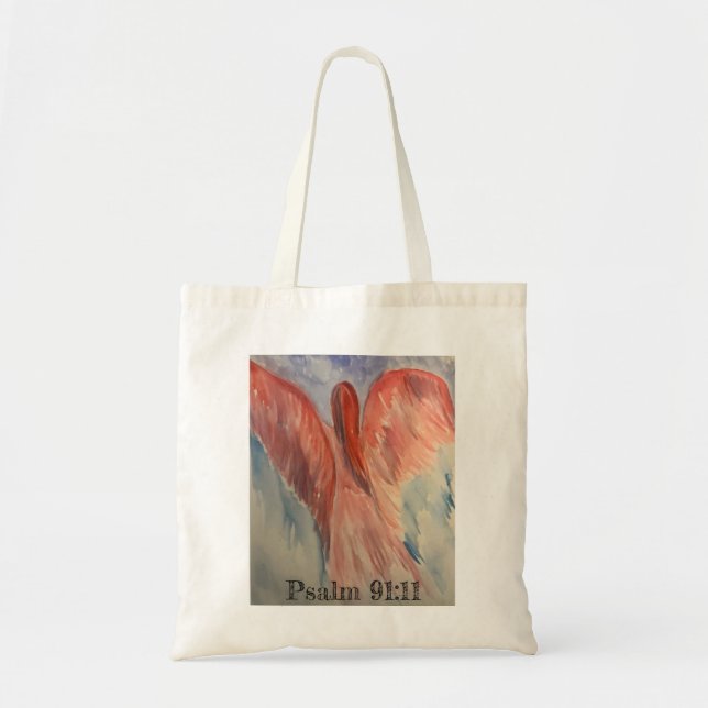 Psalm 91:11 Tote (Front)
