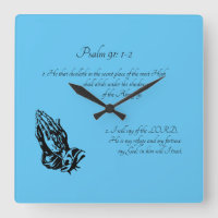 Psalm 91:1-2 Blue