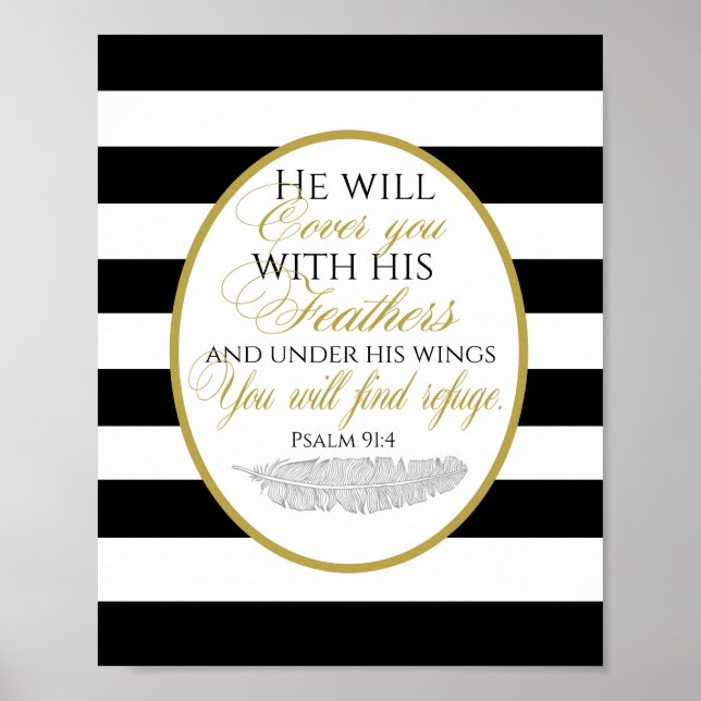 Psalm 91:2 Poster (Front)