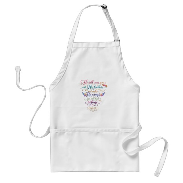 Psalm 91:4 standard apron (Front)