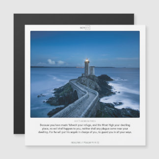 Psalm 91:9-2 HEALING SCRIPIX magnetic card