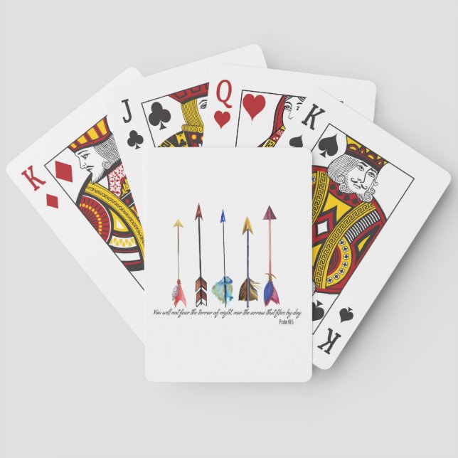 Psalm 91 Arrow Playing Cards (Back)