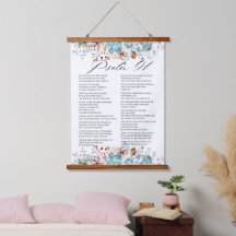 Psalm 91 Bible Scripture Floral