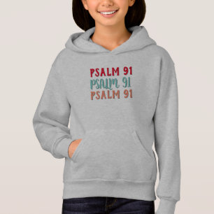 Psalm 91 Bible Scripture Girls Christian T-shirt H