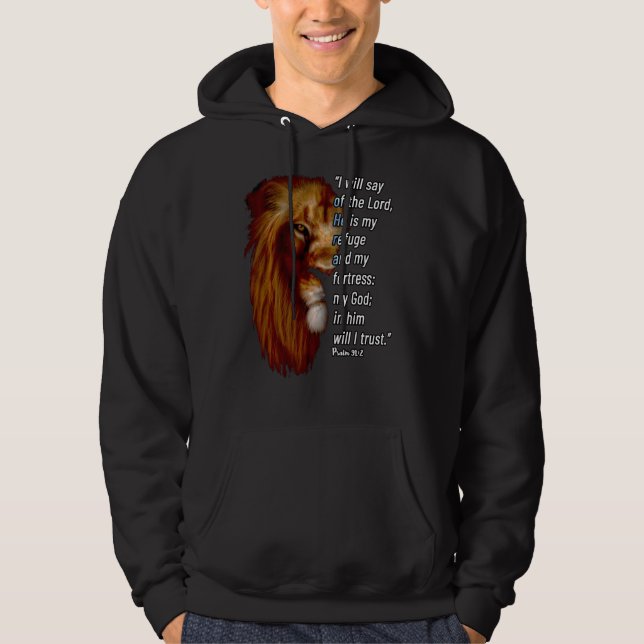 Psalm 91 Bible Verse Hoodie (Front)