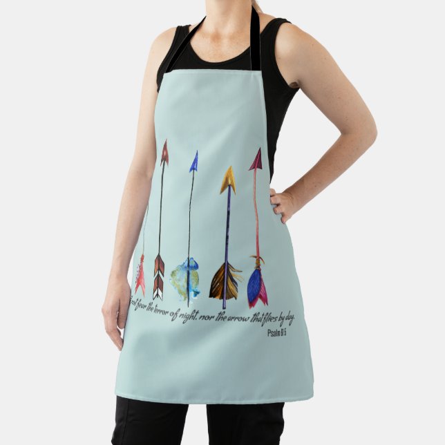 Psalm 91 Boho Arrows Apron (Insitu)