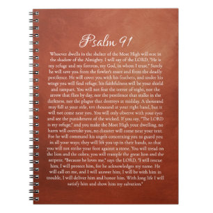 Psalm 91 for Protection Notebook