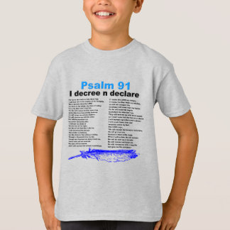 Psalm 91 Garçons Christian Raglan Tshirt
