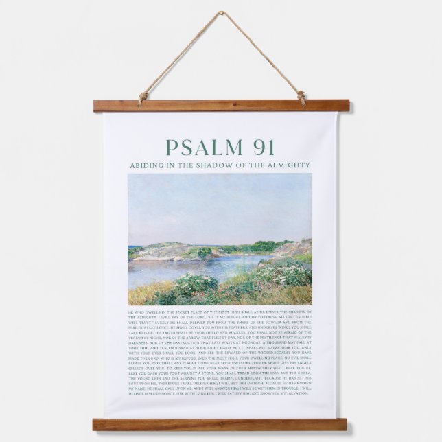 Psalm 91  hanging tapestry (Front)