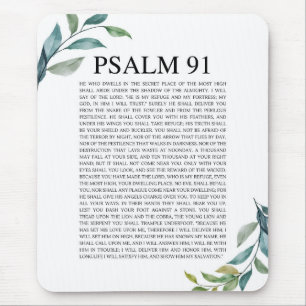Psalm 91 NKJV Mouse Pad