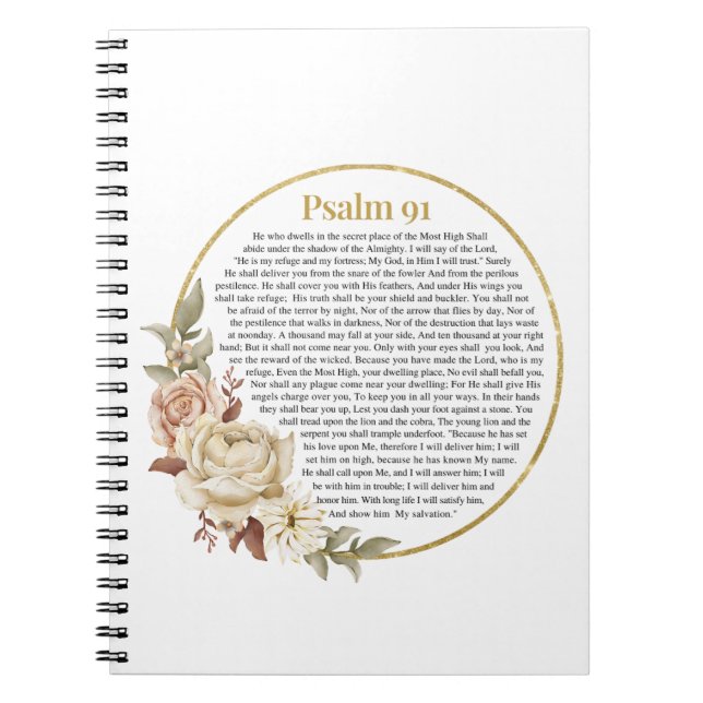 Psalm 91 NKJV Notebook (Front)