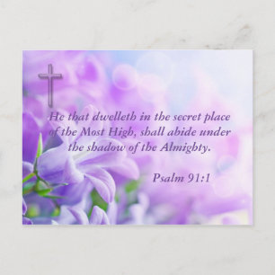 Psalm 91 postcard