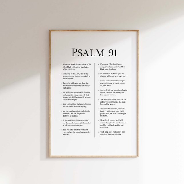 Psalm 91  poster (Creator Uploaded)