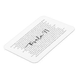 Psalm 91 Scripture Art Magnet for Home or Office