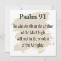 Psalm 91 Scripture Card – Print or Download