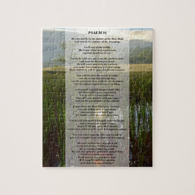 Psalm 91 Shelter of the Lord Jigsaw Puzzle (Vertical)