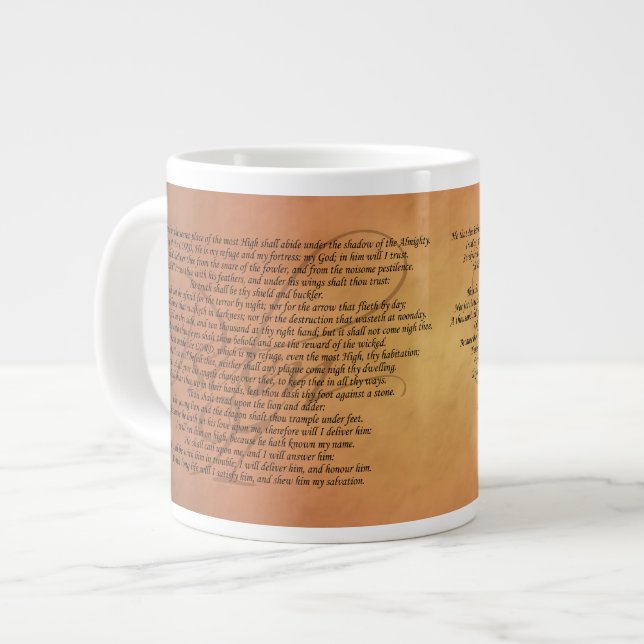 Psalm 91 Specialty Mug (Front Left)