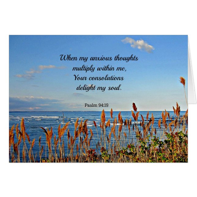Psalm 94:19 When my anxious thoughts... (Front Horizontal)