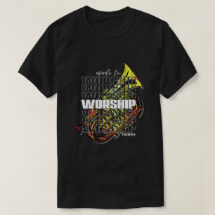 Psalm 95 Made For Worship Saxophone Christian  T-Shirt