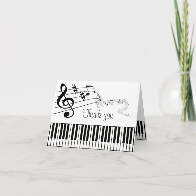 Psalm 96:1 Thank you Card (Front)