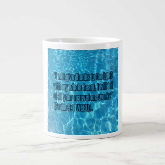 Psalm 9:1 WEBU Mug (Front)