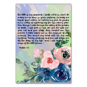 Psalm Bible Verse Card