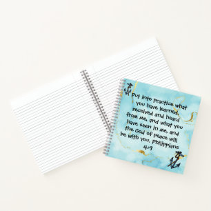 Psalm biblical quote notebook