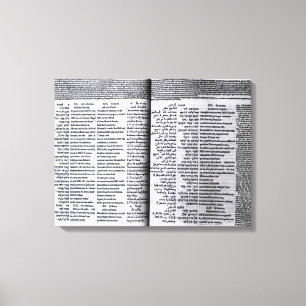 Psalm of David: Psalterim Octaplums, 1516 Canvas Print