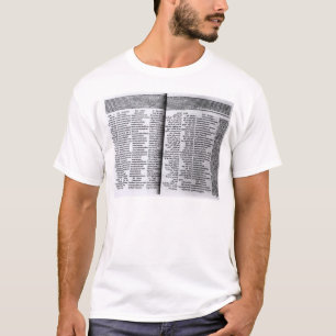 Psalm of David: Psalterim Octaplums, 1516 T-Shirt