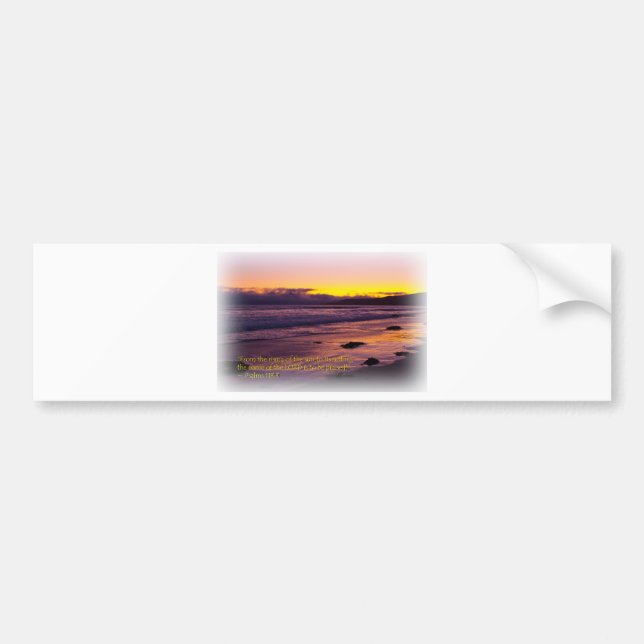 Psalms 113:3 bumper sticker (Front)