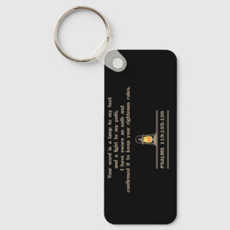 Psalms 119:105-106  keychain