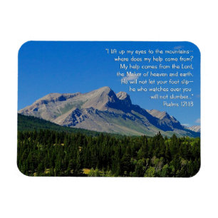 Psalms 121:1-3 magnet