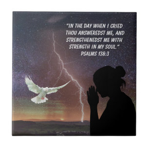 PSALMS 138:3 TILE