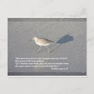 Psalms 139:17-18 postcard