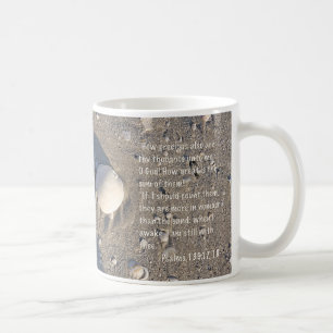 Psalms 139: 17-18, Shell Version Coffee Mug