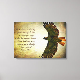 Psalms 139:7 Inspirational Canvas Print