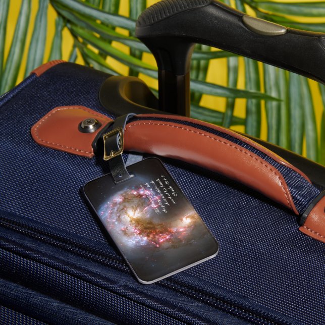 Psalms 19 Inspirational Luggage Tag (Front Insitu 1)