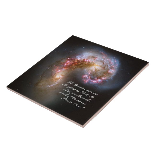 Psalms 19 Inspirational Tile (Side)