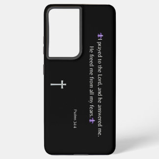 Psalms 34:4 Bible Verse iPhone / iPad case