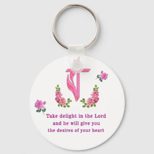 Psalms 37:4 keychain