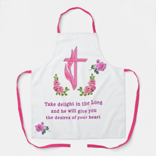 Psalms 37:4 Take delight in the Lord Apron