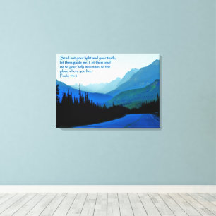 Psalms 43:3 Inspirational Canvas Print