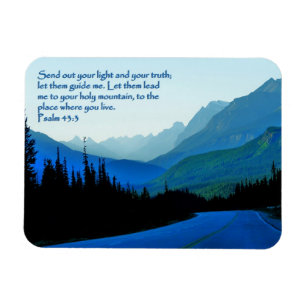 Psalms 43:3 Inspirational Magnet