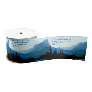 Psalms 43:3 Inspirational Satin Ribbon