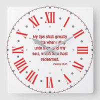 Psalms 71:23 KJV Bible Verse Roman Numeral