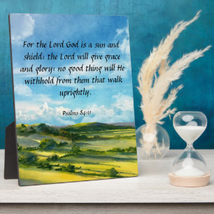 Psalms 84:11   Plaque