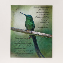 Psalms 91:1=4 Inspirational Jigsaw Puzzle