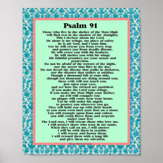 Psalms 91 poster