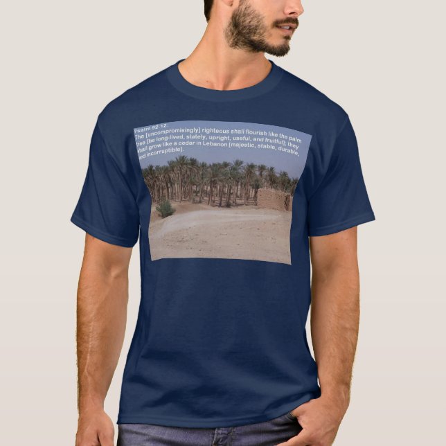 Psalms 92:12 T-Shirt (Front)