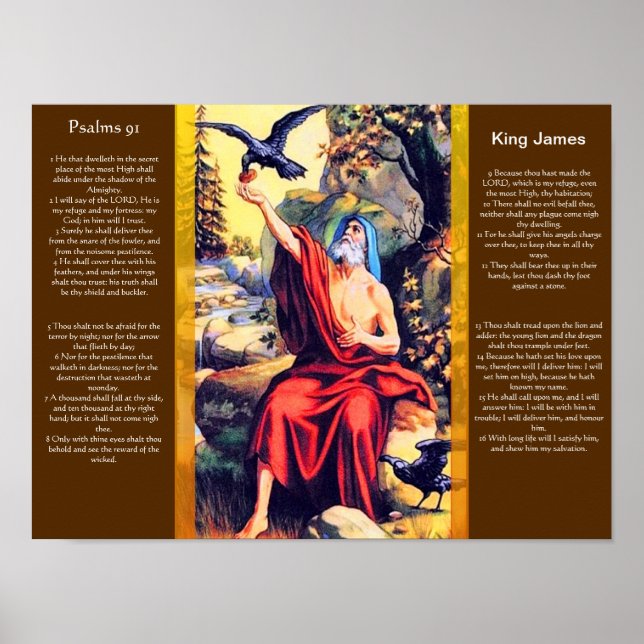 Psalms chapter 91 Posters 10 (Front)